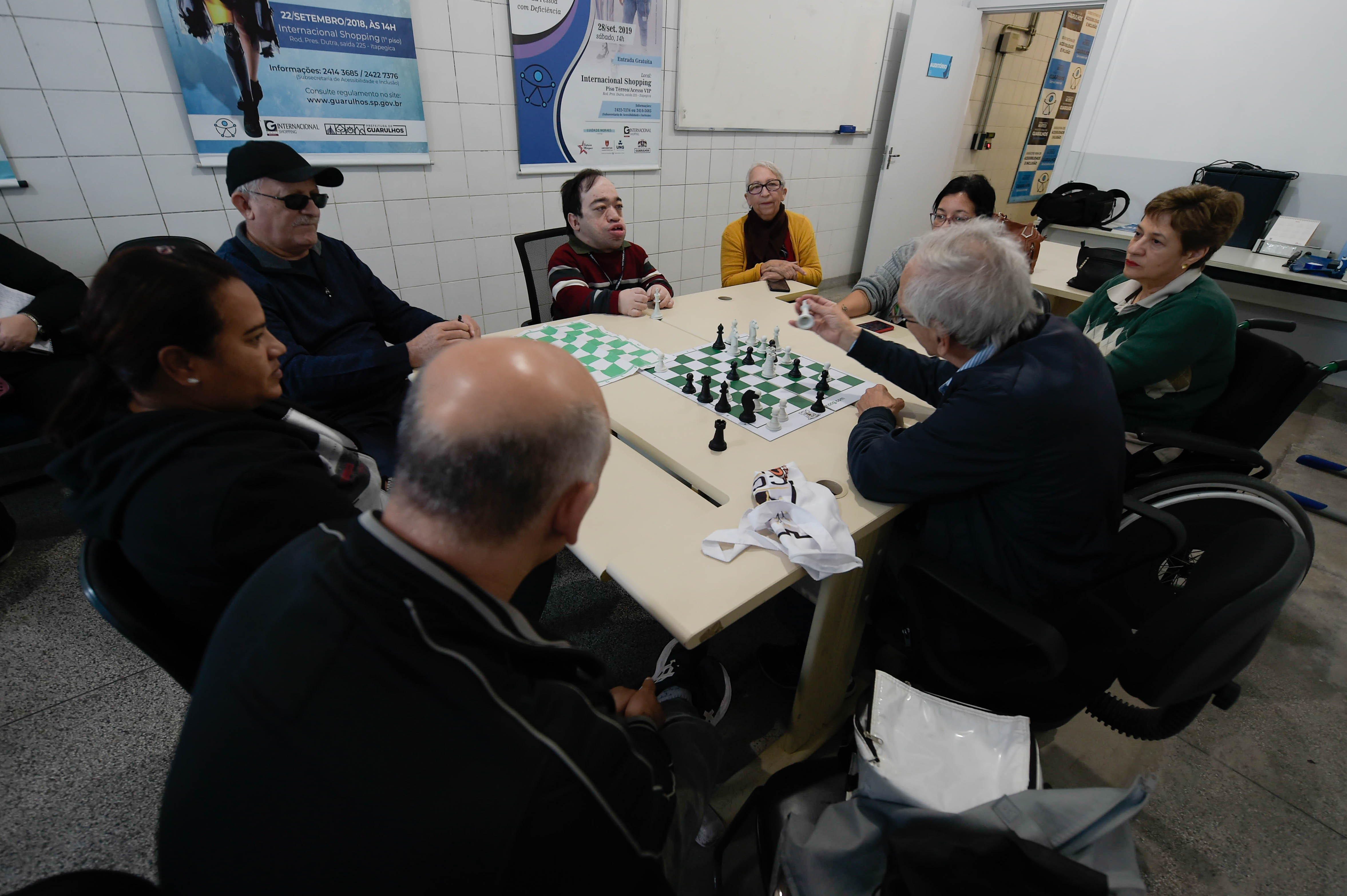 Oficina sobre jogo de xadrez tem inscrições abertas para pessoas com  deficiência - GuarulhosWeb
