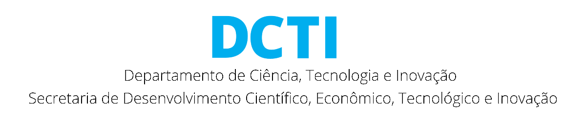 DCTI - Depto. de Ciência, Tecnologia e Inovação