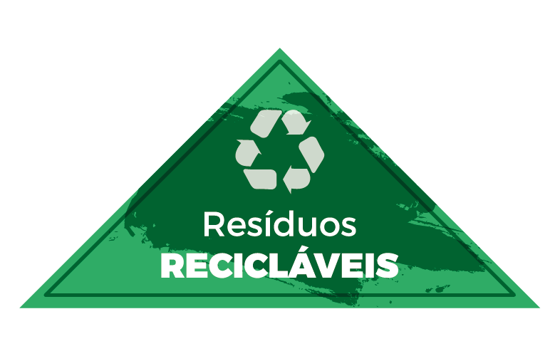 ADESIVO TRIANGULAR 22X14CM RECICLAVEL CIMA