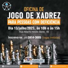 Concurso Público Com Vagas Para Professor de Xadrez.